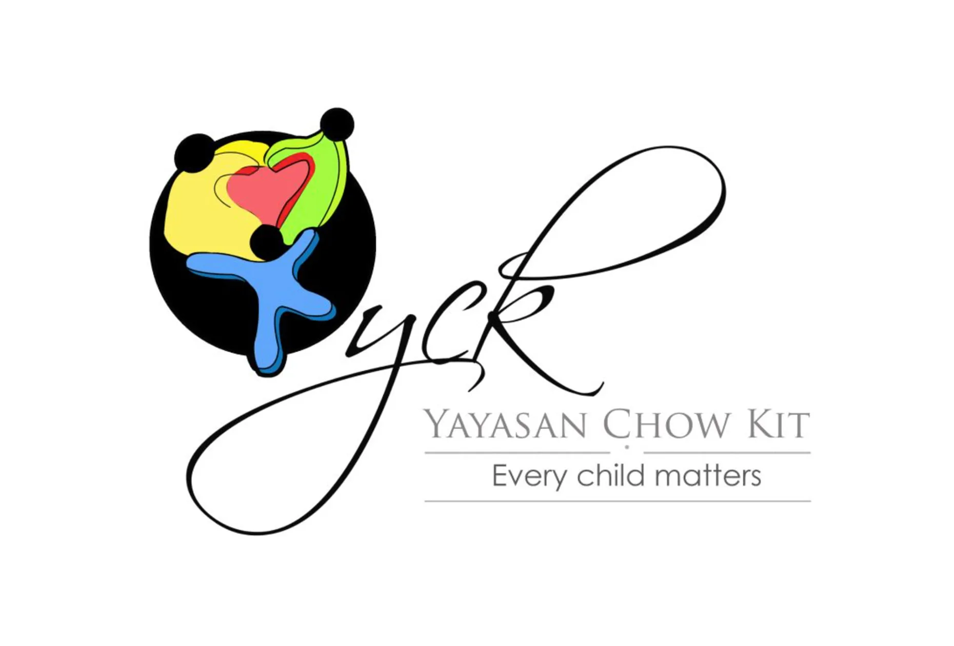 Yayasan Chow Kit logo with children's drawing.