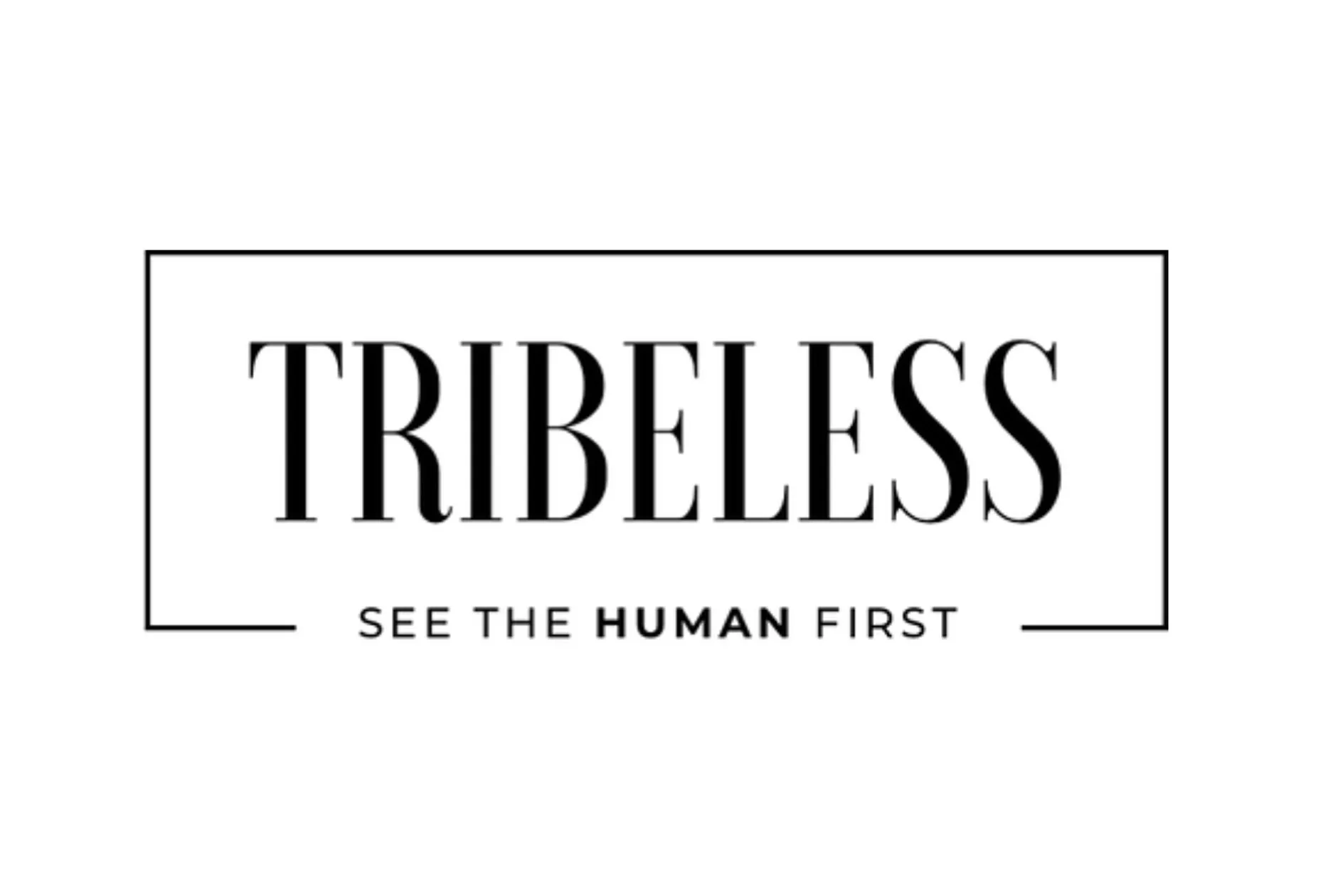 Tribeless logo, see the human first message.