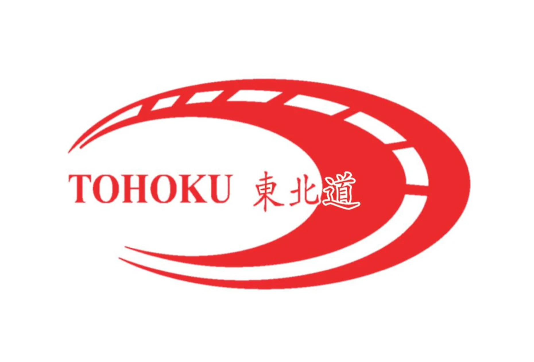 Tohoku logo with red swoosh design.