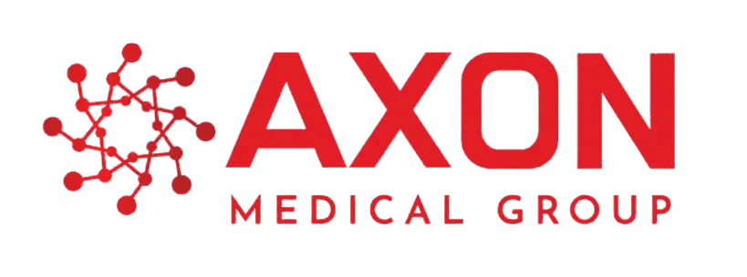 Axon Medical Group logo in red