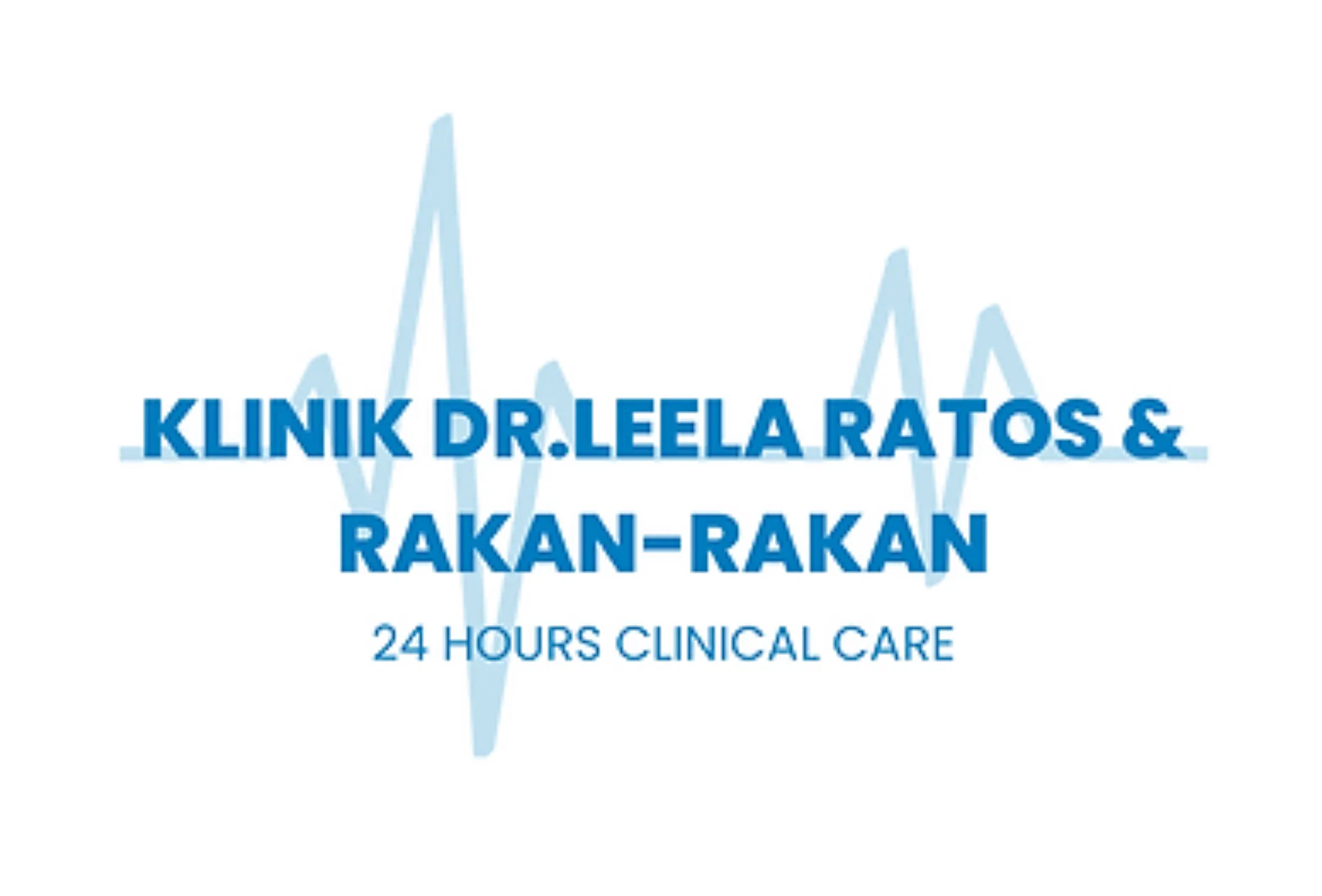 Clinic logo with 24-hour clinical care service.