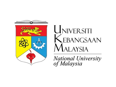 Universiti Kebangsaan Malaysia logo, colorful emblem, academia.